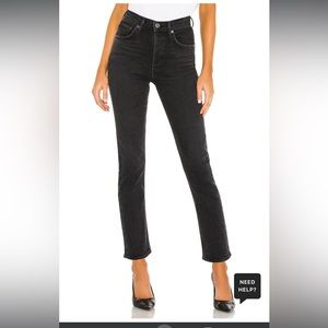 Agolde Riley High Rise Straight Crop Panoramic, 25